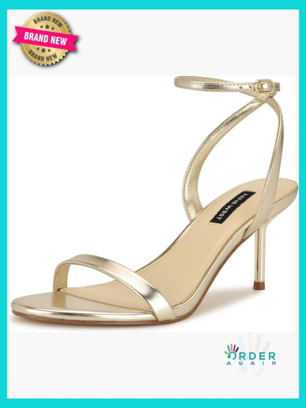 Women's Heeled Sandals Open Toe Kitten Block Heel Ankle Strap Faux Leather